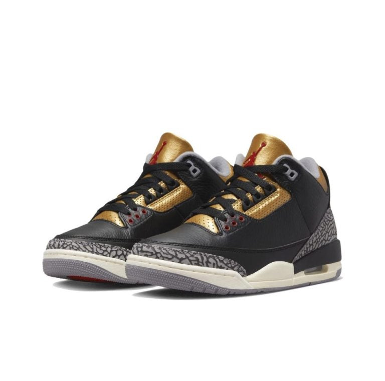 Air Jordan 3 Retro Black Cement Gold
