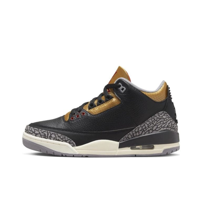 Air Jordan 3 Retro Black Cement Gold