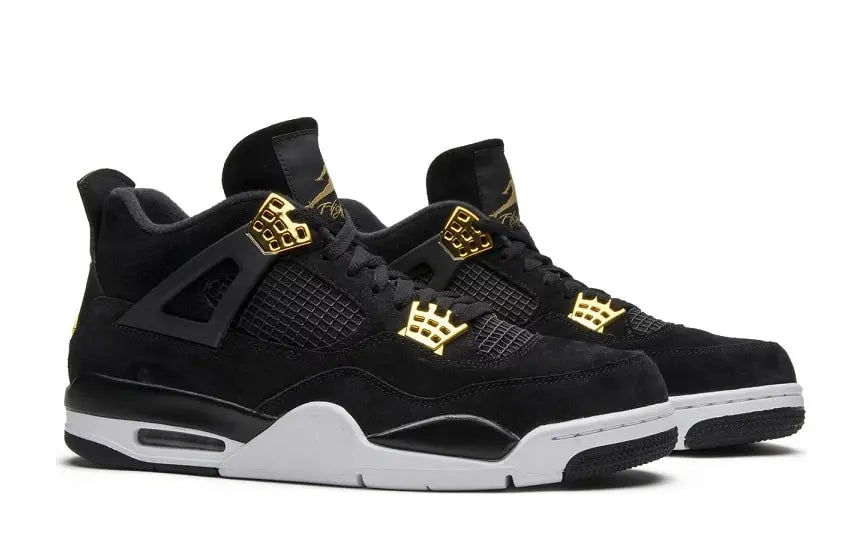 Air Jordan 4 Black gold buckle