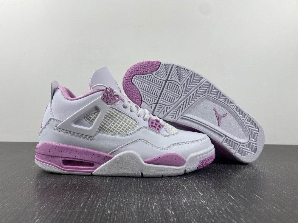 Air Jordan 4 White Pink
