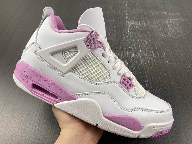 Air Jordan 4 White Pink