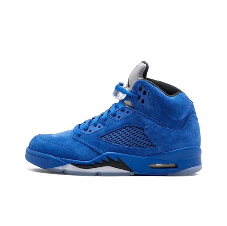 Air Jordan 5 Blue Suede