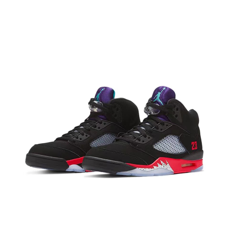 Air Jordan 5 Emerald Fire Red