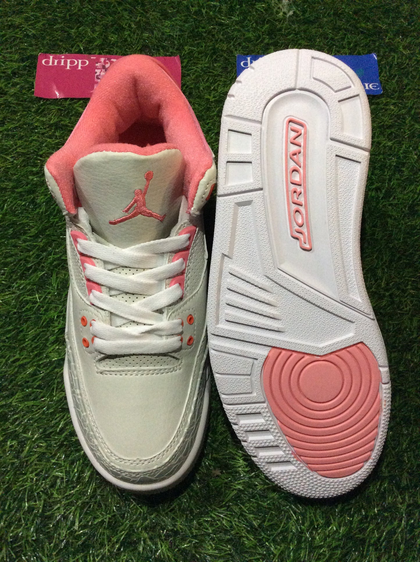 Air Jordan 3 Rust Pink White and pink