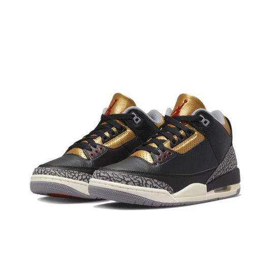Air Jordan 3 Retro Black Cement Gold