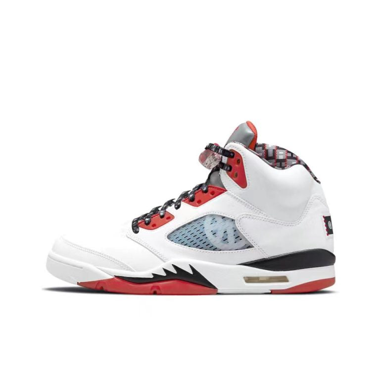 Air Jordan 5 Quai white
