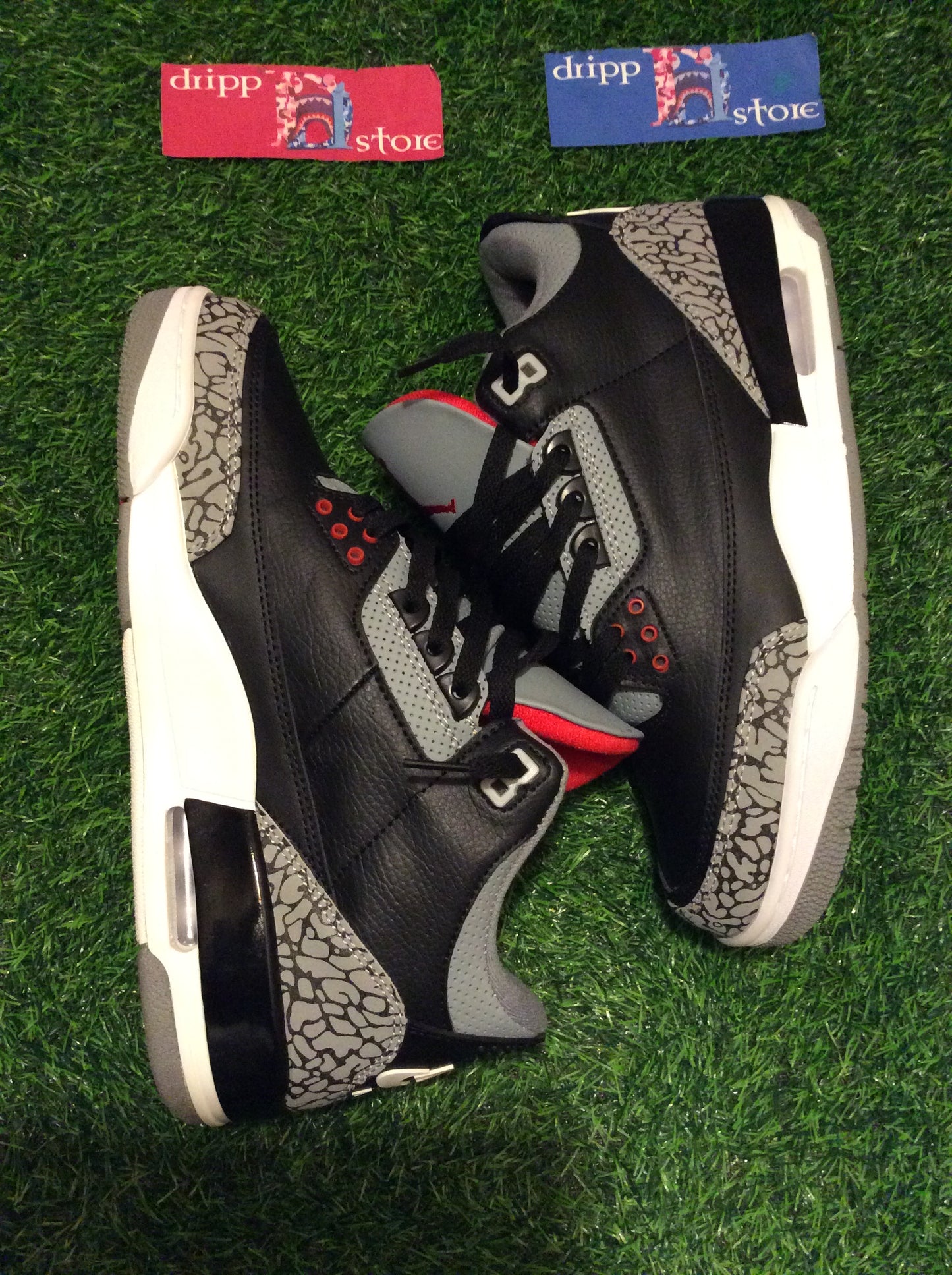 Air Jordans 3 High OG ‘Black Cement’