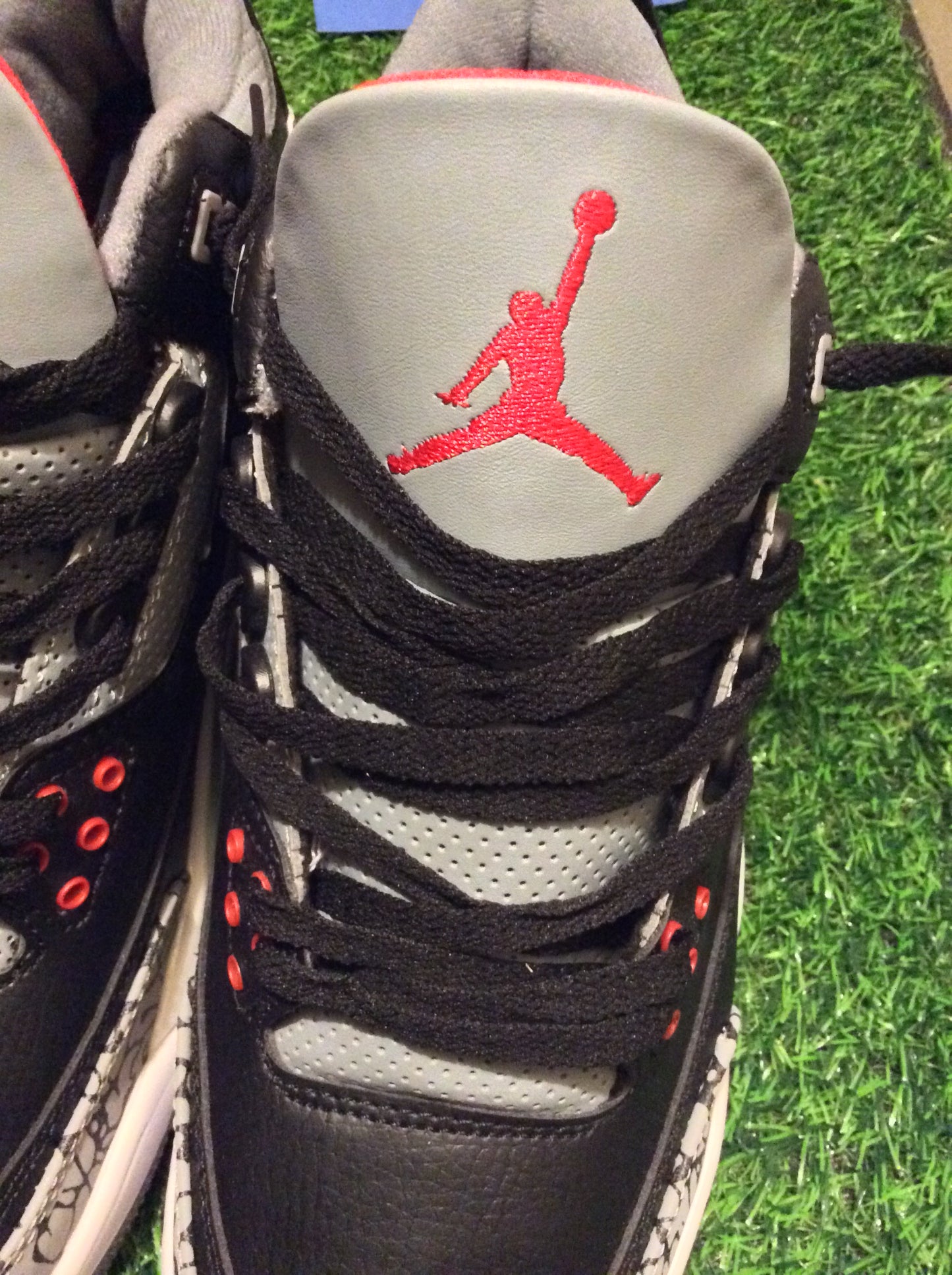 Air Jordans 3 High OG ‘Black Cement’